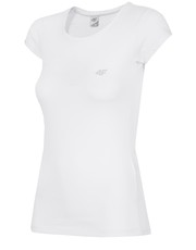 bluzka [T4L16-TSD305D] Koszulka kibica damska TSD305D - biały - - 4f.com.pl